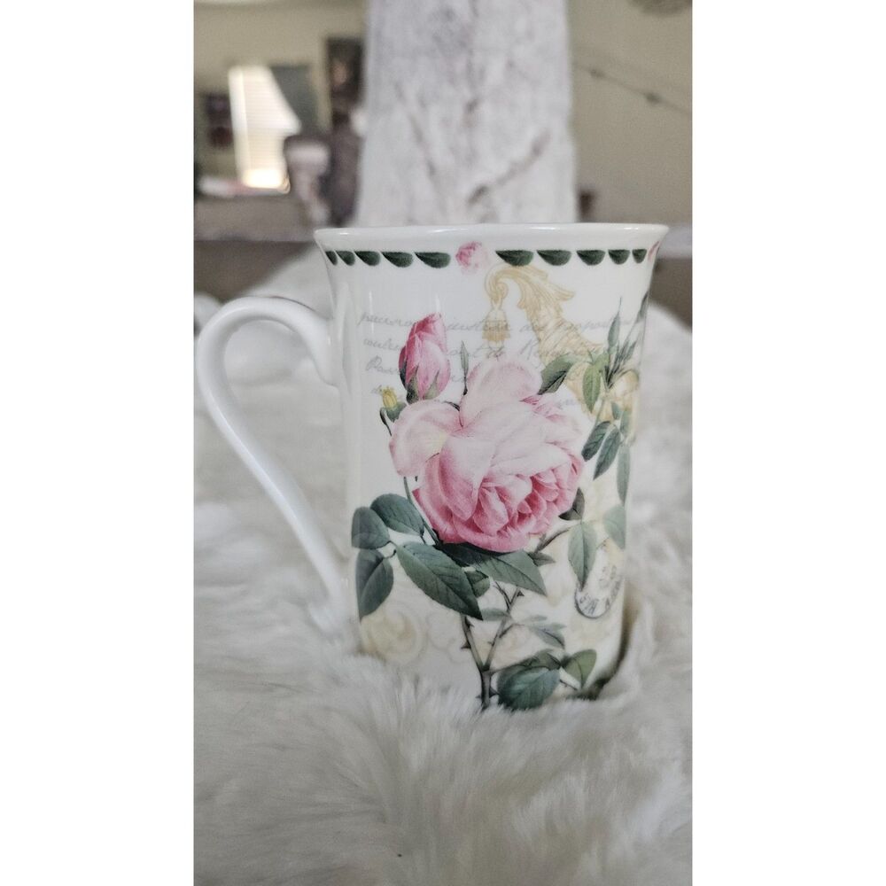 Kent Pottery Bone China Paris Postcard Tea Cup | 10 Fl. Oz. | Coffee Mug